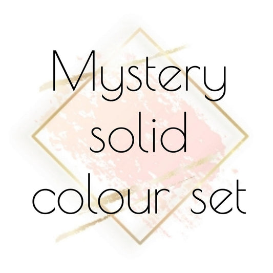 Mystery solid colour set - Press on nails